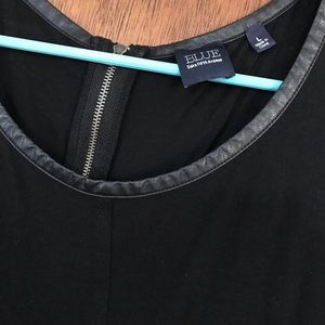 Saks Fifth Avenue- Black long sleeve Zipup back